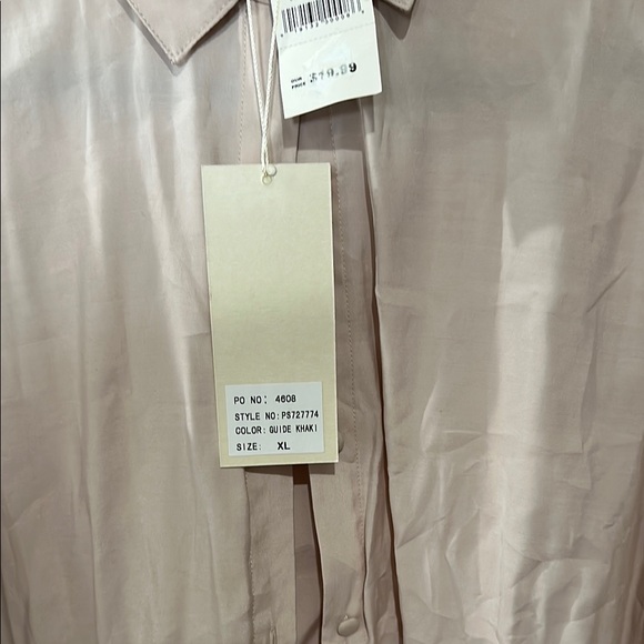 Button-Up Blouse with Ruffle Sleeves - Picture 3 of 3